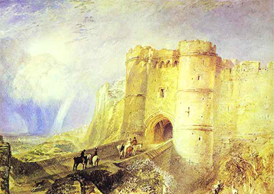 Carisbrook Castle Isle of Wight William Turner